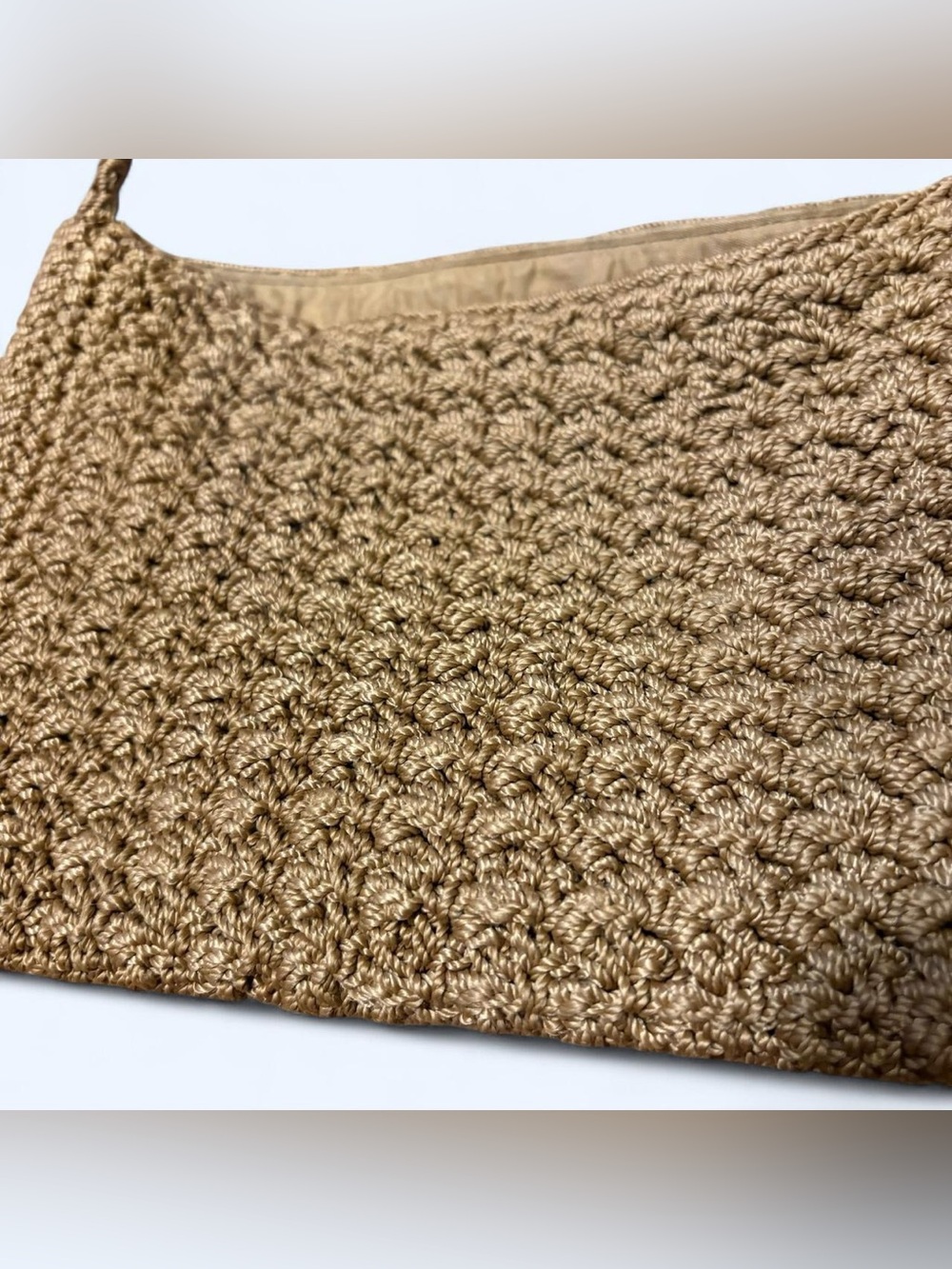 The Sak Woven Straw Shoulder Bag - Tan - Picture 4 of 7